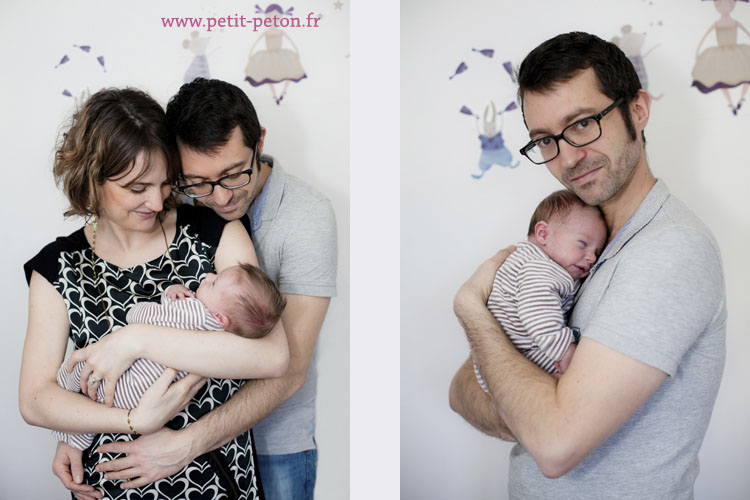 Photographe nouveau nés à domicile Paris 