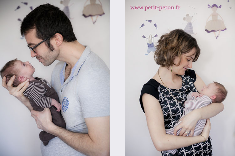 Photographe nouveau nés à domicile Paris 