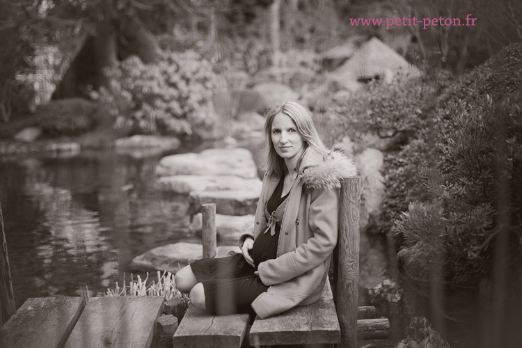 Séance photo femme enceinte Paris - Jardin Albert Kahn (2)