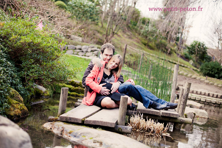 Séance photo grossesse Paris - Jardin Albert Kahn 