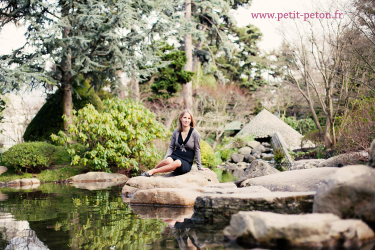 Séance photo maternité Paris - Jardin Albert Kahn 