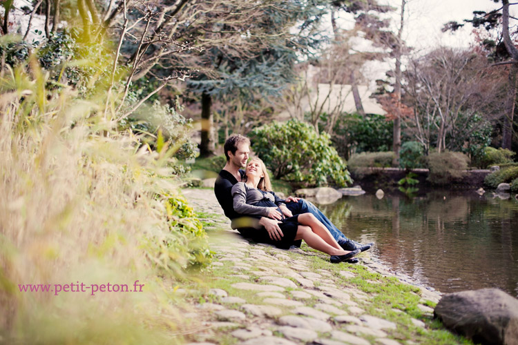 Séance photo femme enceinte Paris - Jardin Albert Kahn 