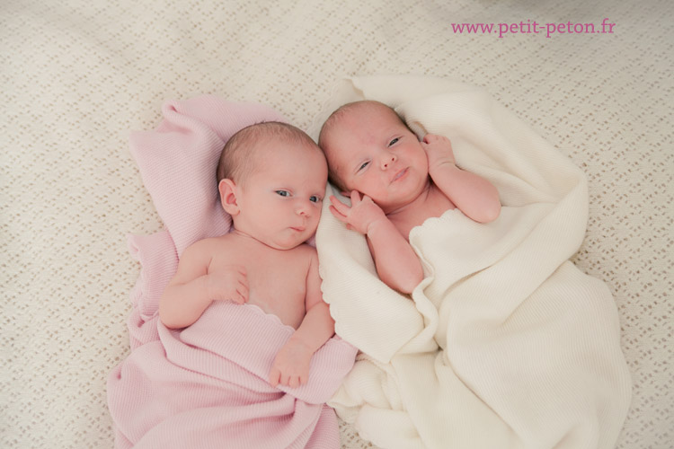 Photographe bébé jumeaux