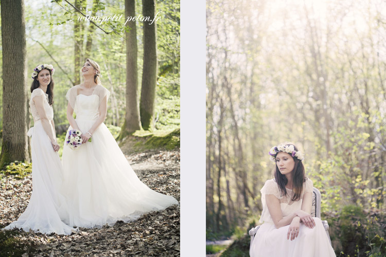 shooting inspiration mariage forêt