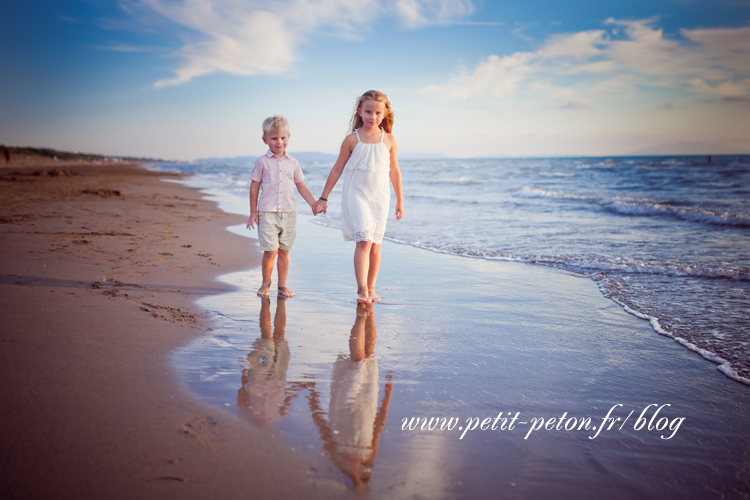 Séance photo à la plage et mer