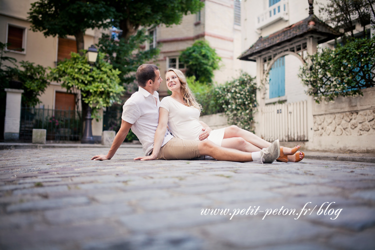 Photographe femme enceinte Paris en extérieur