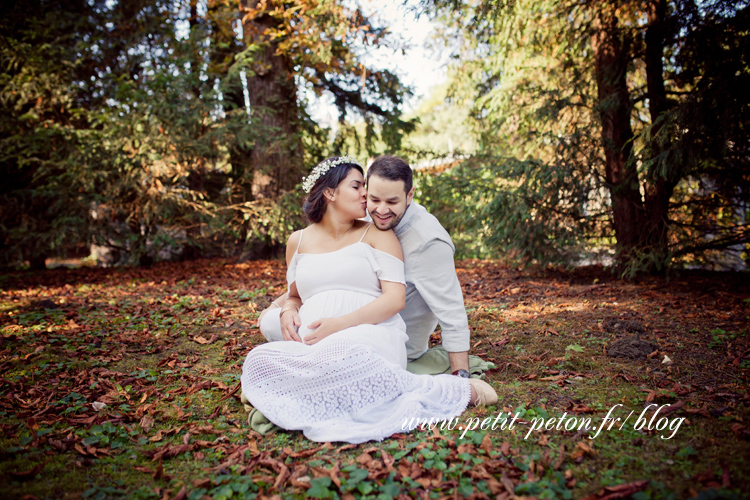 Photographe grossesse Vincennes parc floral