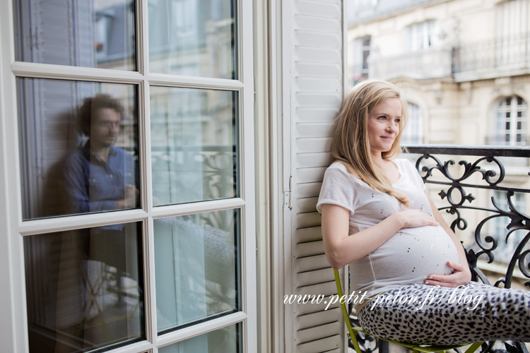 Photographe grossesse Paris à domicile