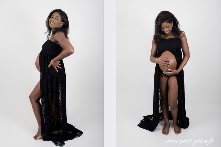 Photographe femme enceinte paris studio