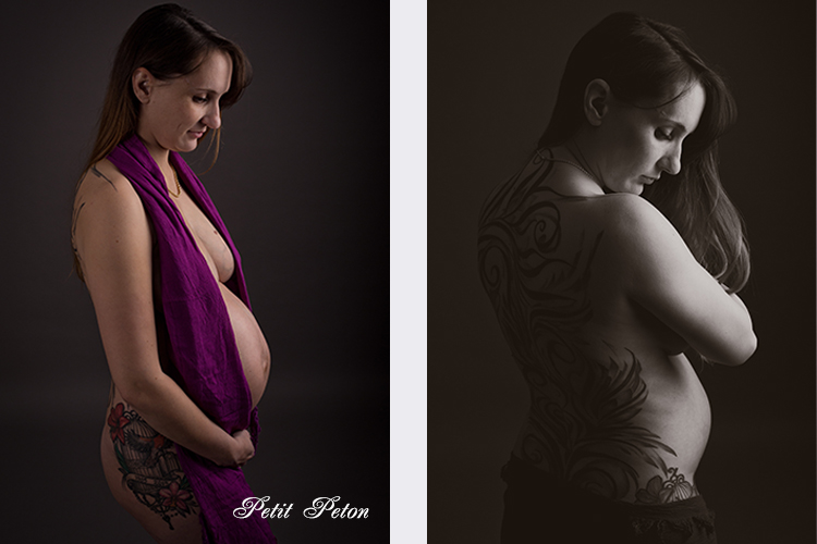 Photographe Paris studio femme enceinte
