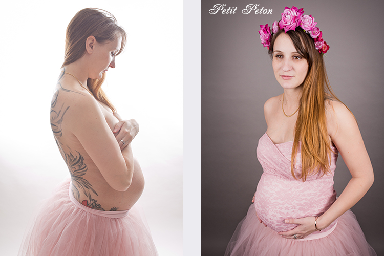 Photographe Paris studio femme enceinte