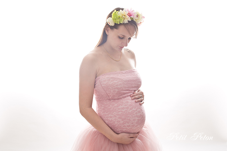 Photographe Paris studio femme enceinte