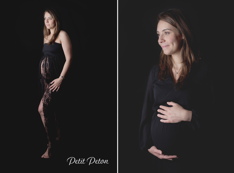 photographe femme enceinte studio paris