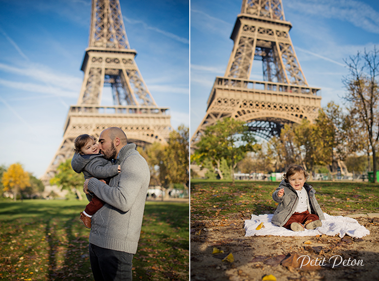 Séance photo automnale famille Paris