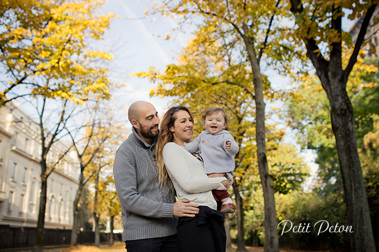 Séance photo automnale famille Paris