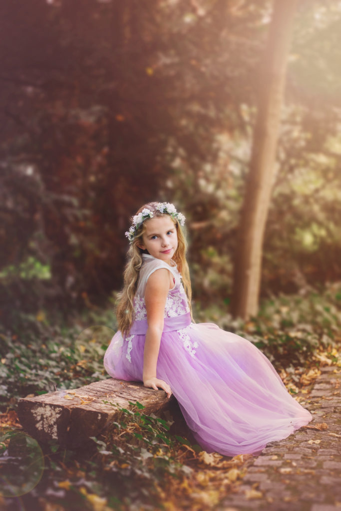 Séance photo princesse petite fille Val de Marne