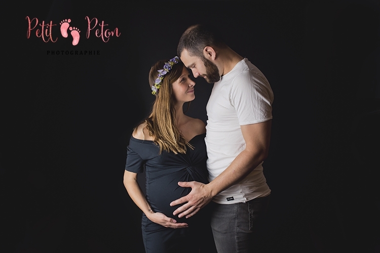 Photo femme enceinte studio paris