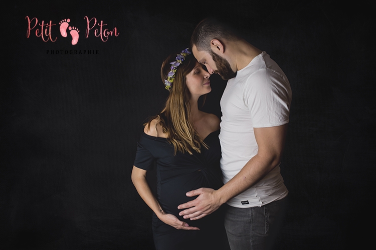 Photo femme enceinte studio paris