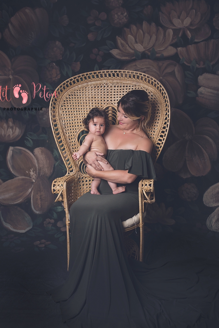 maman et bébé studio photo