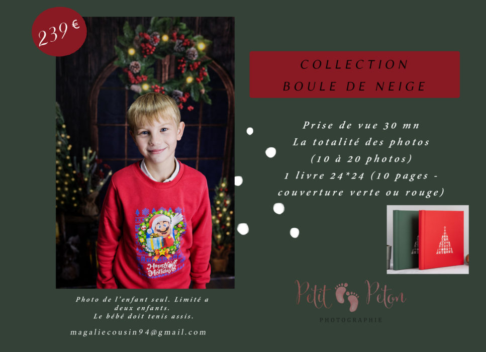 mini séance noel paris